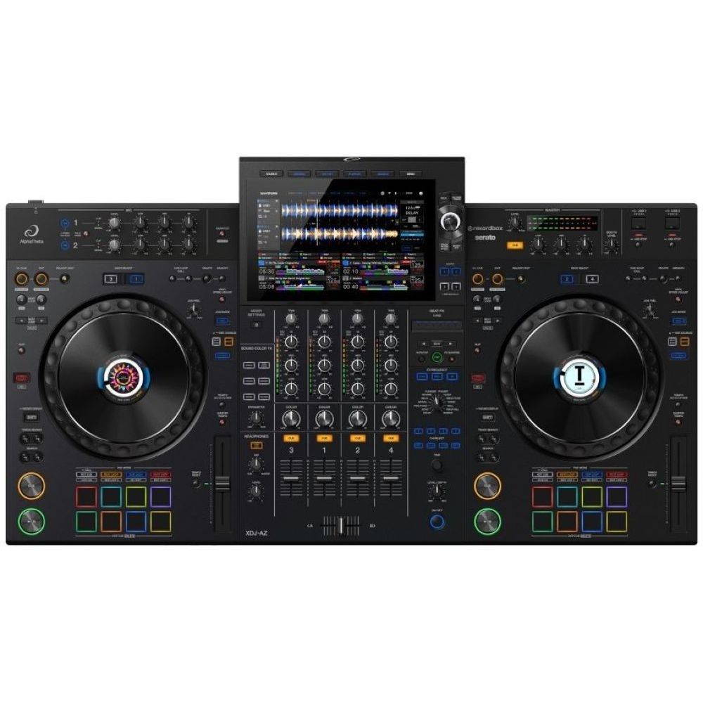 Alphatheta Xdj-Az 4-Channel Professional All-In-One Dj System - Black