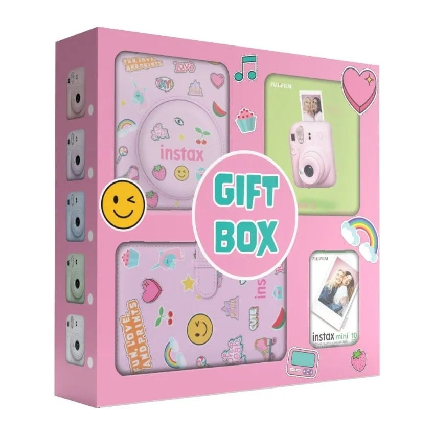 Fujifilm INSTAX MINI 12 Gift Box - Pink