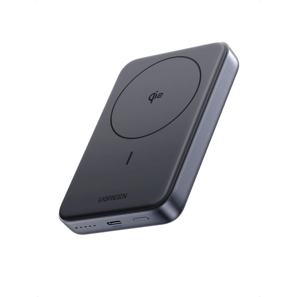 UGreen Magnetic Wireless Power Bank Qi2, 10000mAh Grey