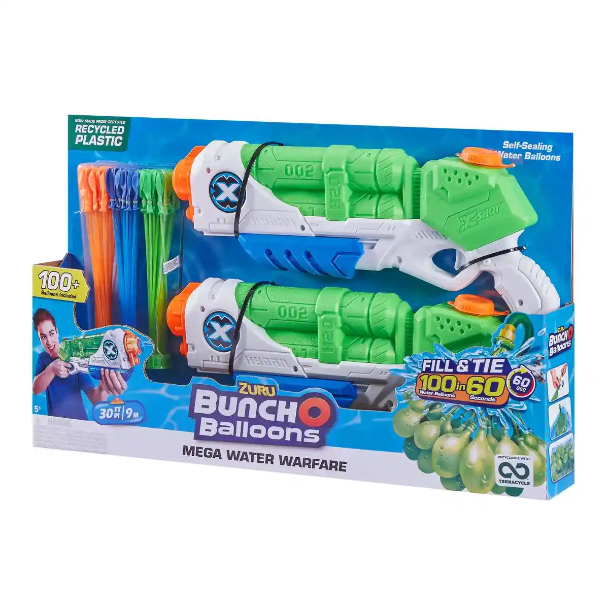 X-Shot - BOB Water Blaster 2 Medium Typhoon Thunders With 3 BOB