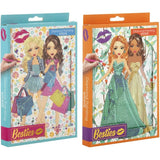 Besties Diamond Painting A5 Hardcover Notebook - Assorted