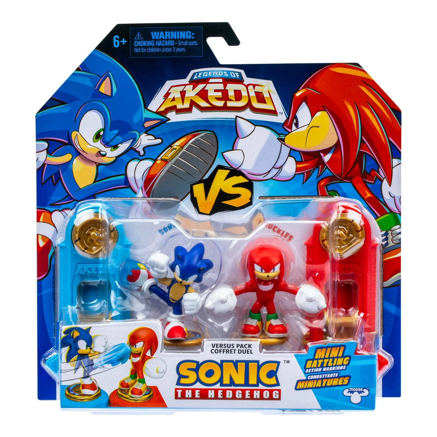 Akedo Sonic S1- The Hedgehog Versus Pack - Sonic Versus Knuckles