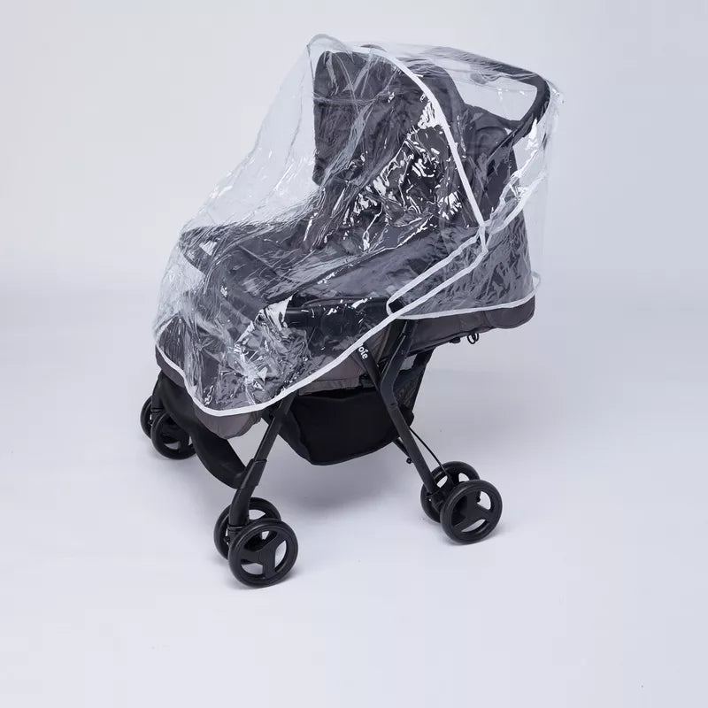 Joie Aire Black Twin Baby Stroller with Multi-Position Recline