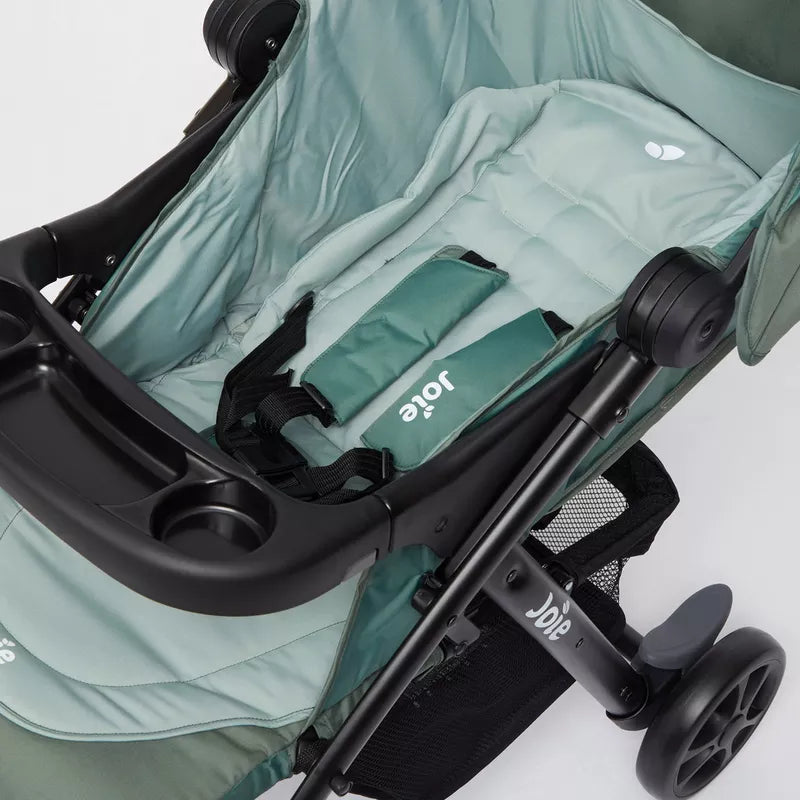 Joie Muze LX Sea Green Travel System with Multi-Position Reclining Seat