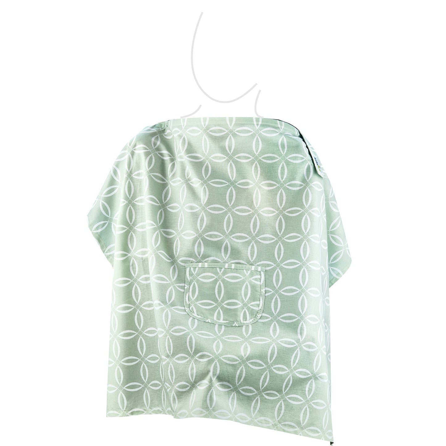 Babyjem - Botanic Leaves Nursing Apron with Pocket - Multicolour