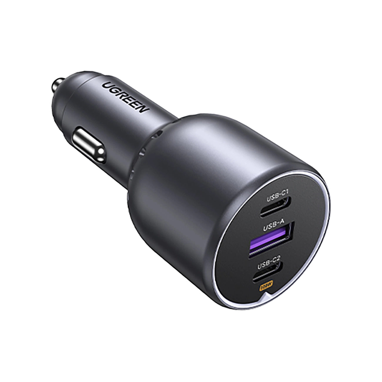 UGreen Car Charger 3-Port, 13OW Fast Car Charger EC705