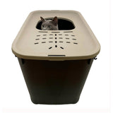 MP Bergamo Micia Litter Box for Cat Grey / Black