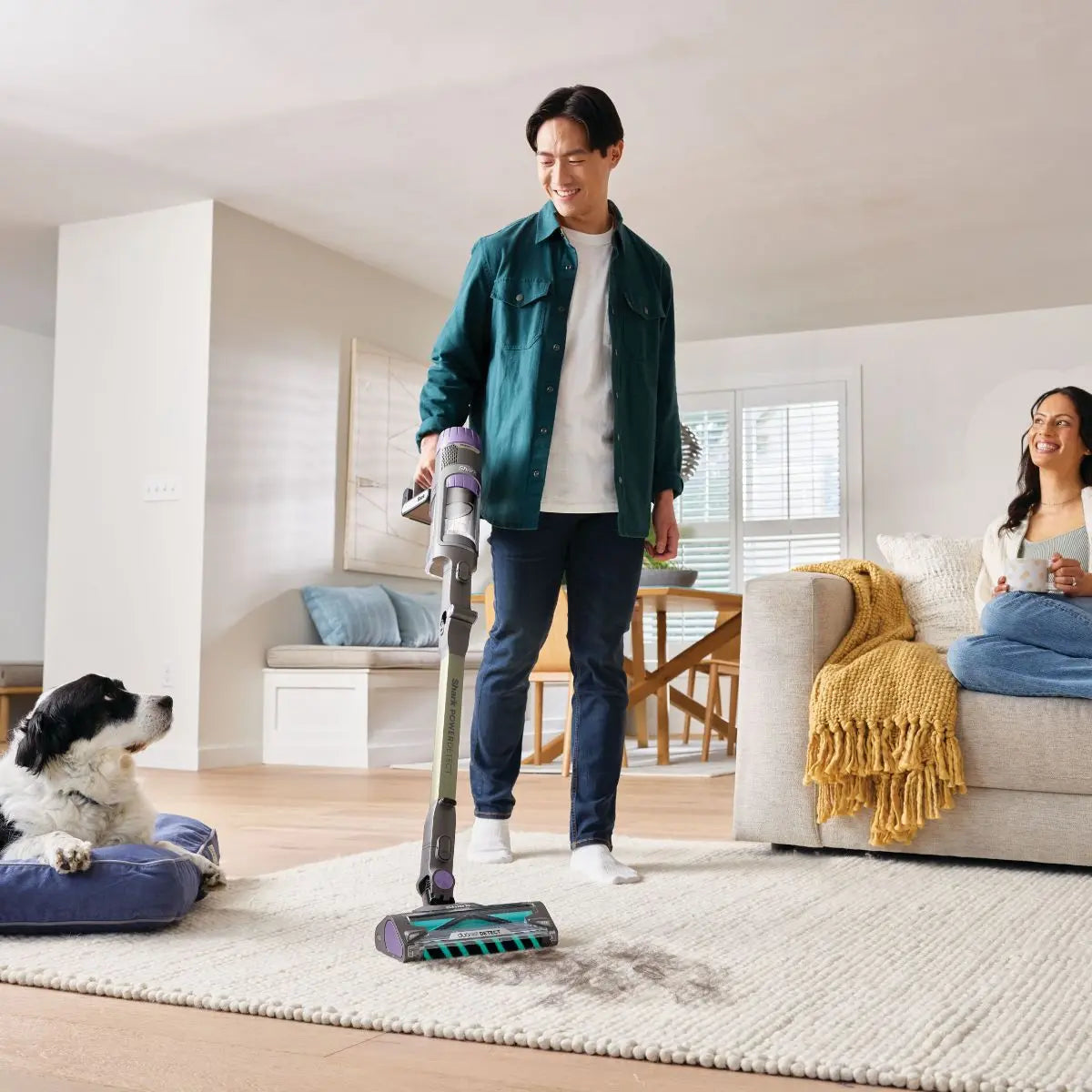 Shark PowerDetect Clean & Empty Cordless Pet Vacuum IP3251MET - Mocha Grey / Brass