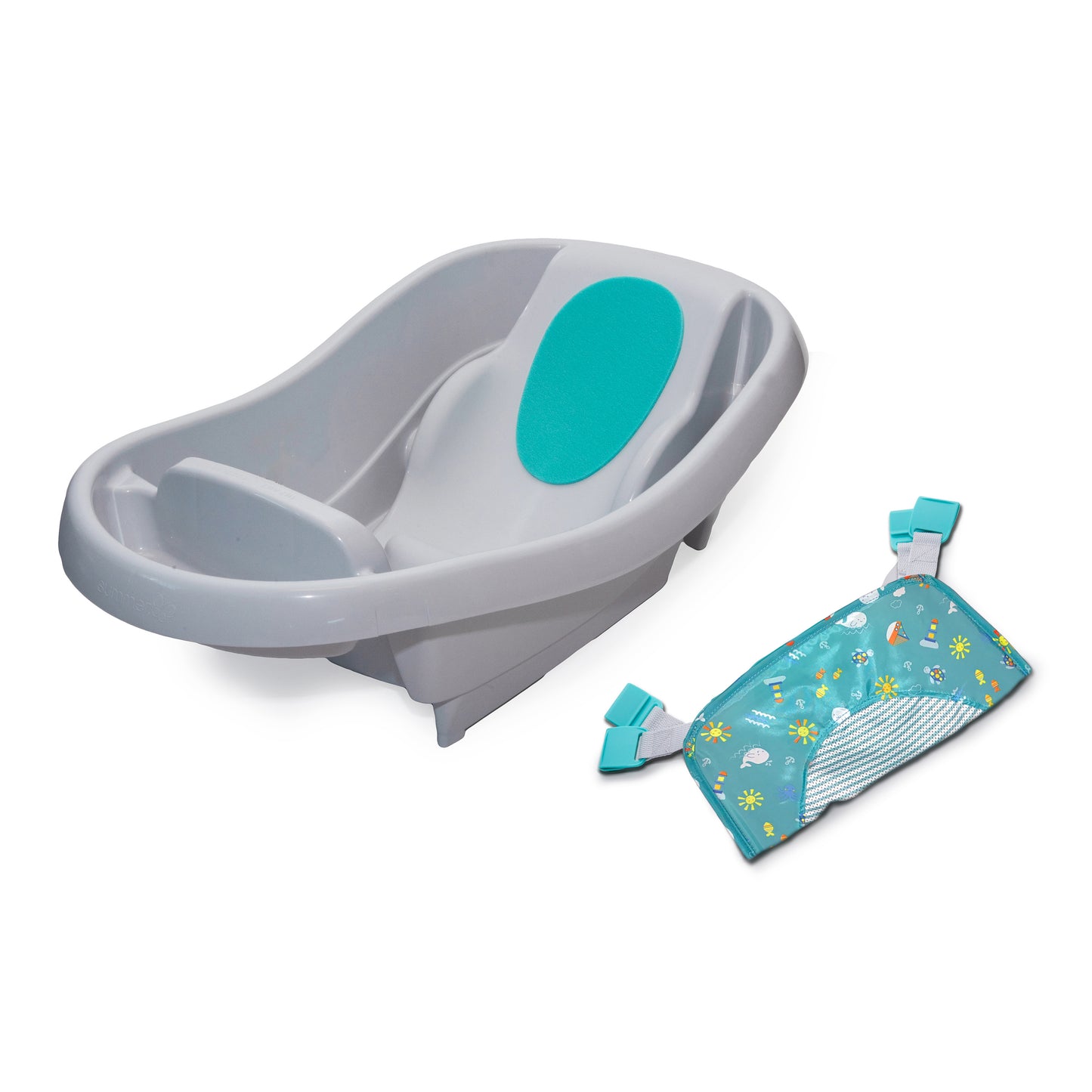 Summer Infant - Comfy Clean Deluxe Baby Bath Tub - Blue