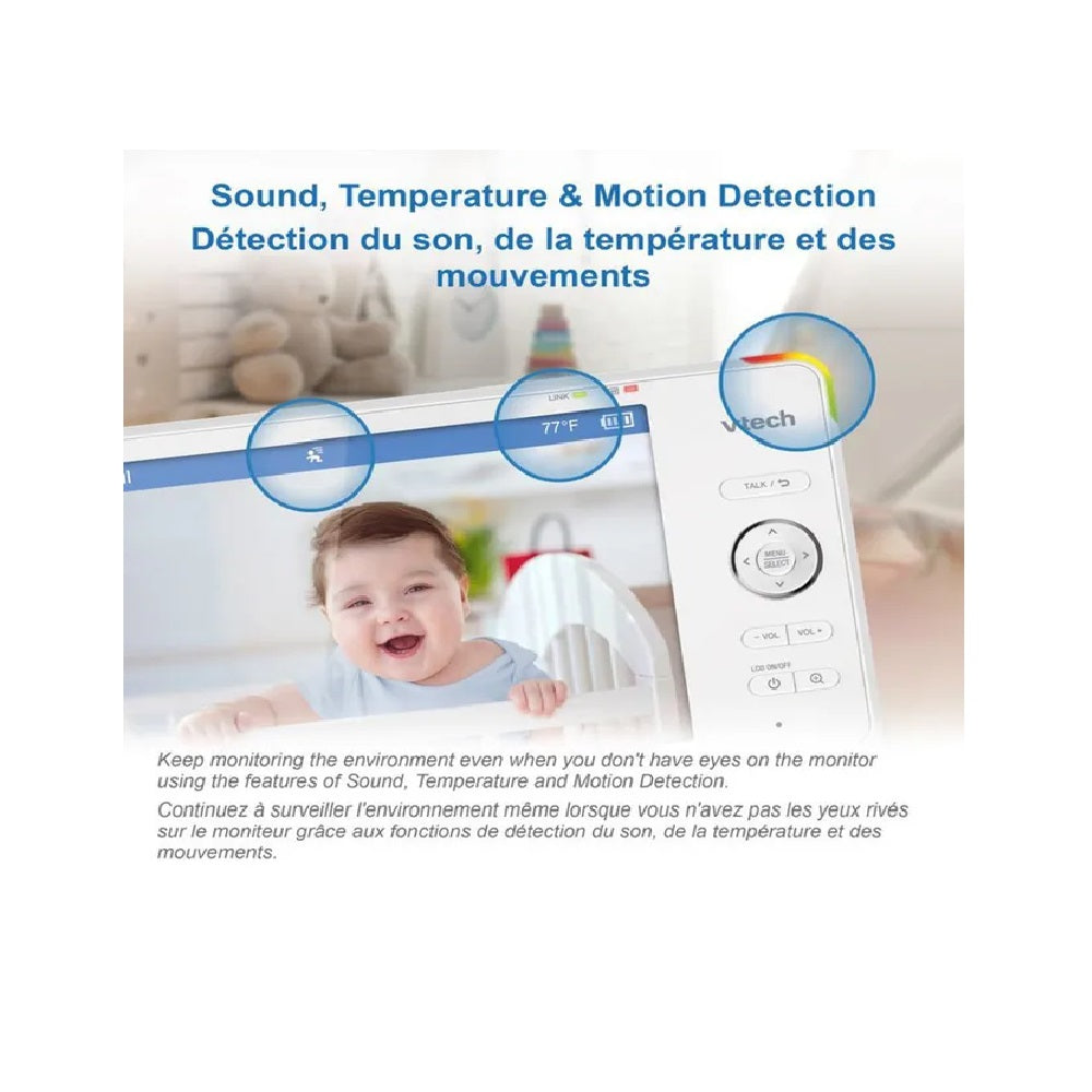 VTech Digital 5" Smart WiFi HD Pan tilt with Remote Access