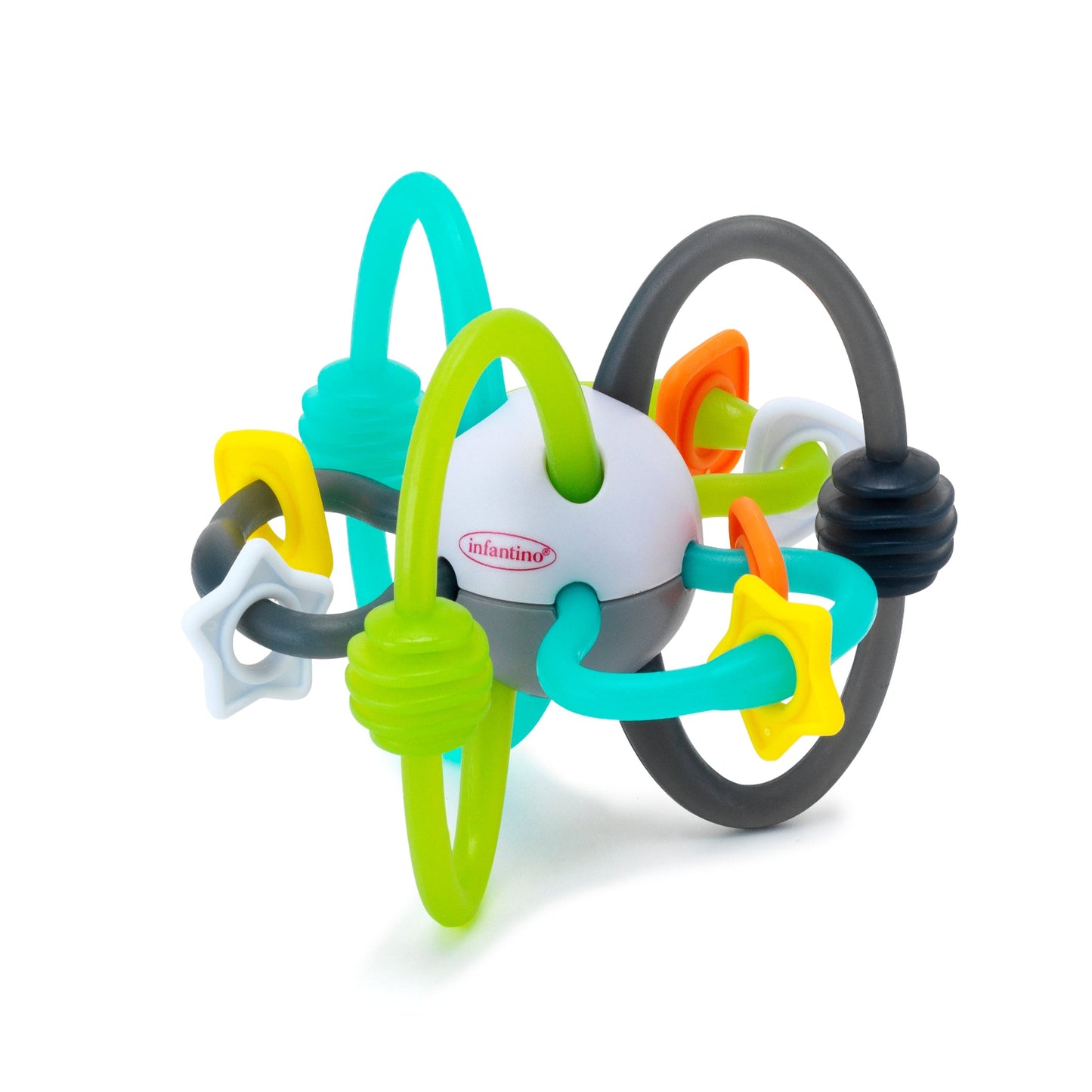 Infantino - Shake And Teethe Flexible Rattle Ball
