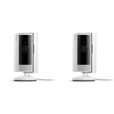 Ring 2nd Gen Plug-In Indoor Camera Pack (2 Pc., 4.9 x 4.9 x 9.6 cm, White)
