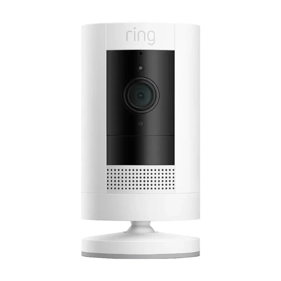 Ring Stick Up Battery-Powered Camera (6 x 6 x 9.7 cm, White)