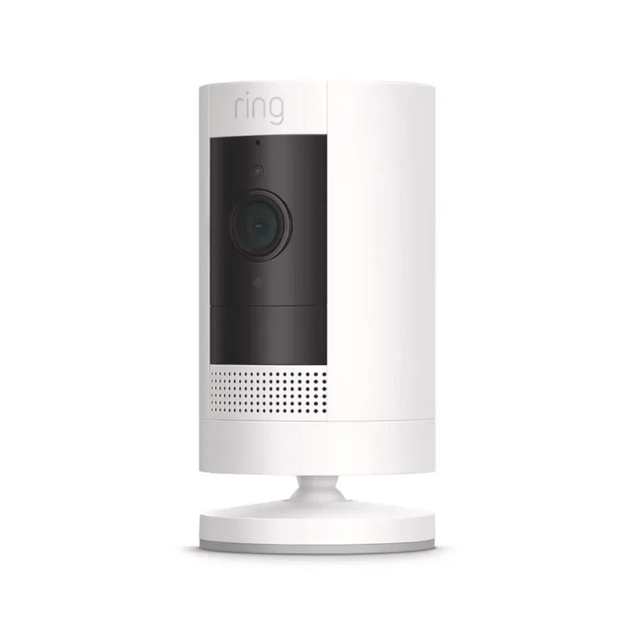 Ring Stick Up Battery-Powered Camera (6 x 6 x 9.7 cm, White)