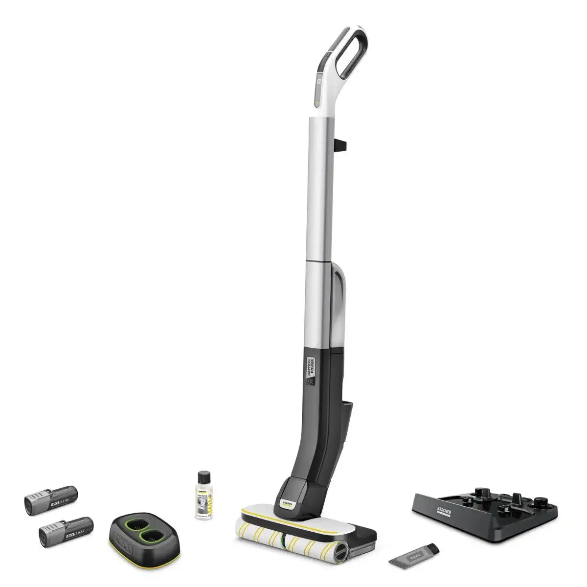 Karcher FC 4-4 Battery Powered Cordless Hard Floor Cleaner W/Battery Set (400 ml)