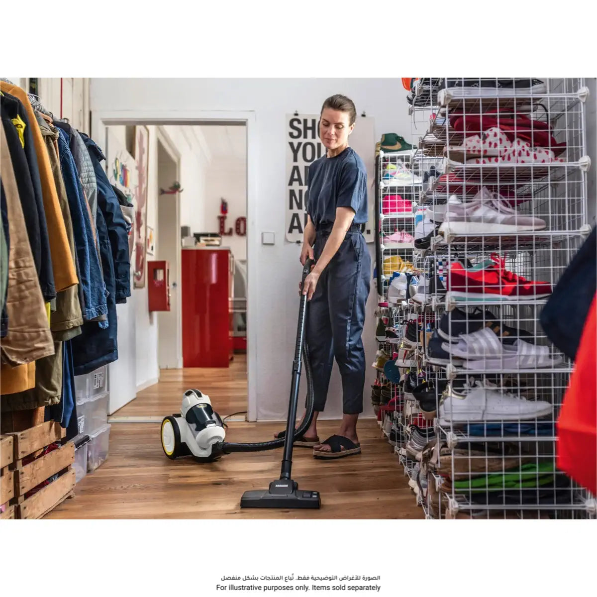 Karcher Bagless VC 3 Plus Multi-Cyclone Vacuum Cleaner + VCH 2s Hand Vacuum Cleaner Bundle