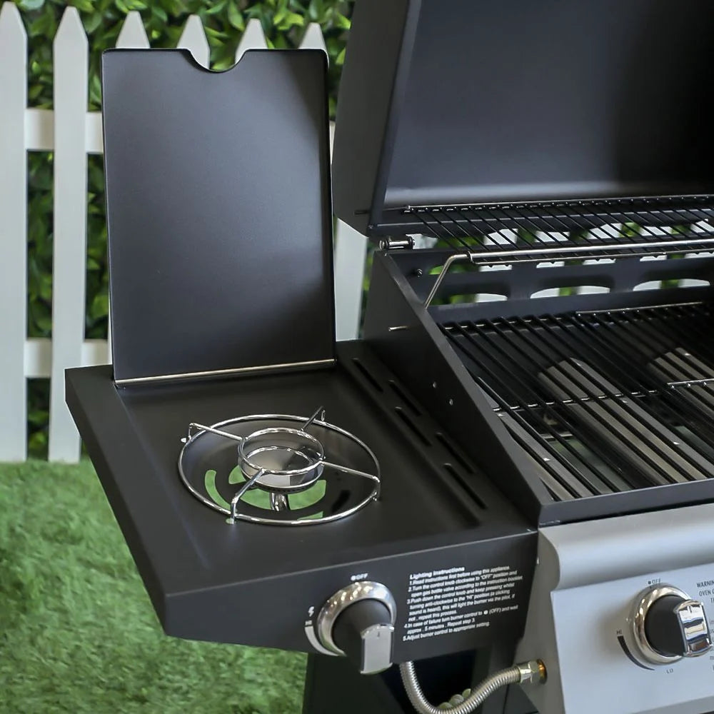 محطة الشواء المعدنية الجديدة Britz G9203A-Sb باللون الأسود