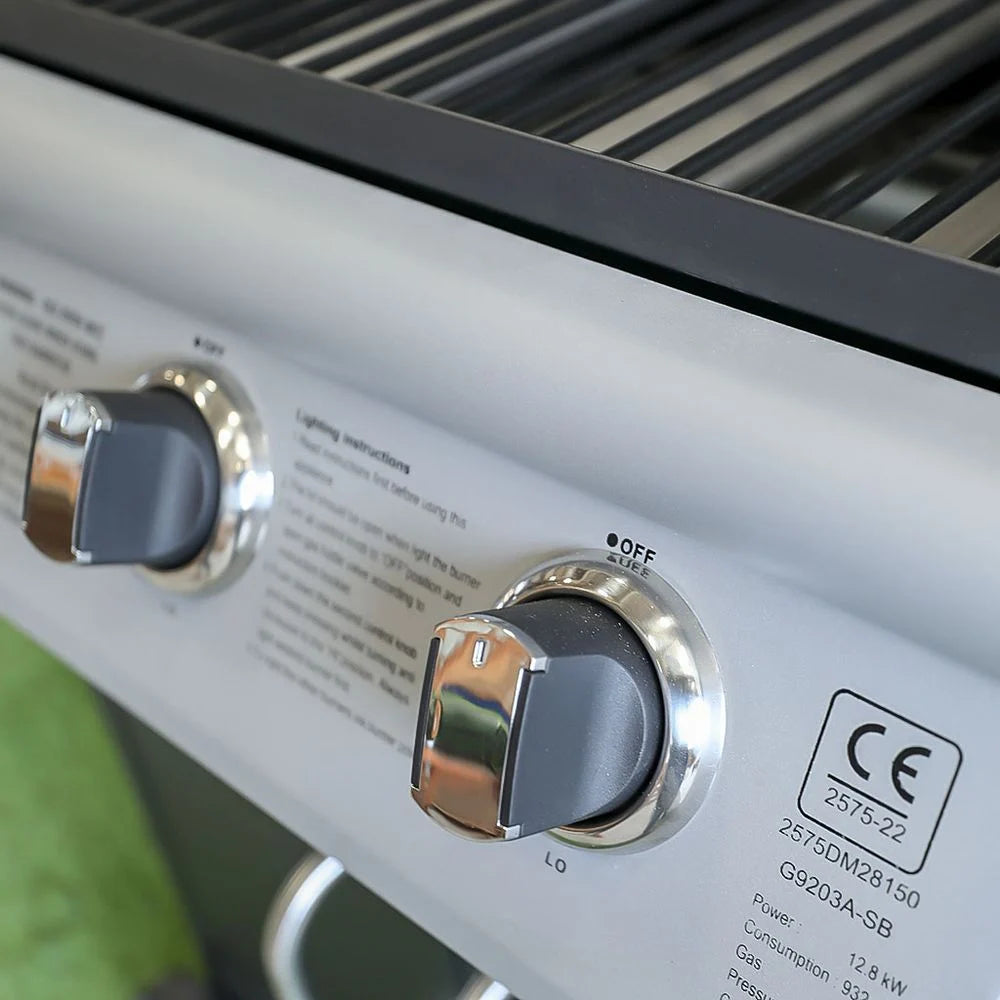 محطة الشواء المعدنية الجديدة Britz G9203A-Sb باللون الأسود