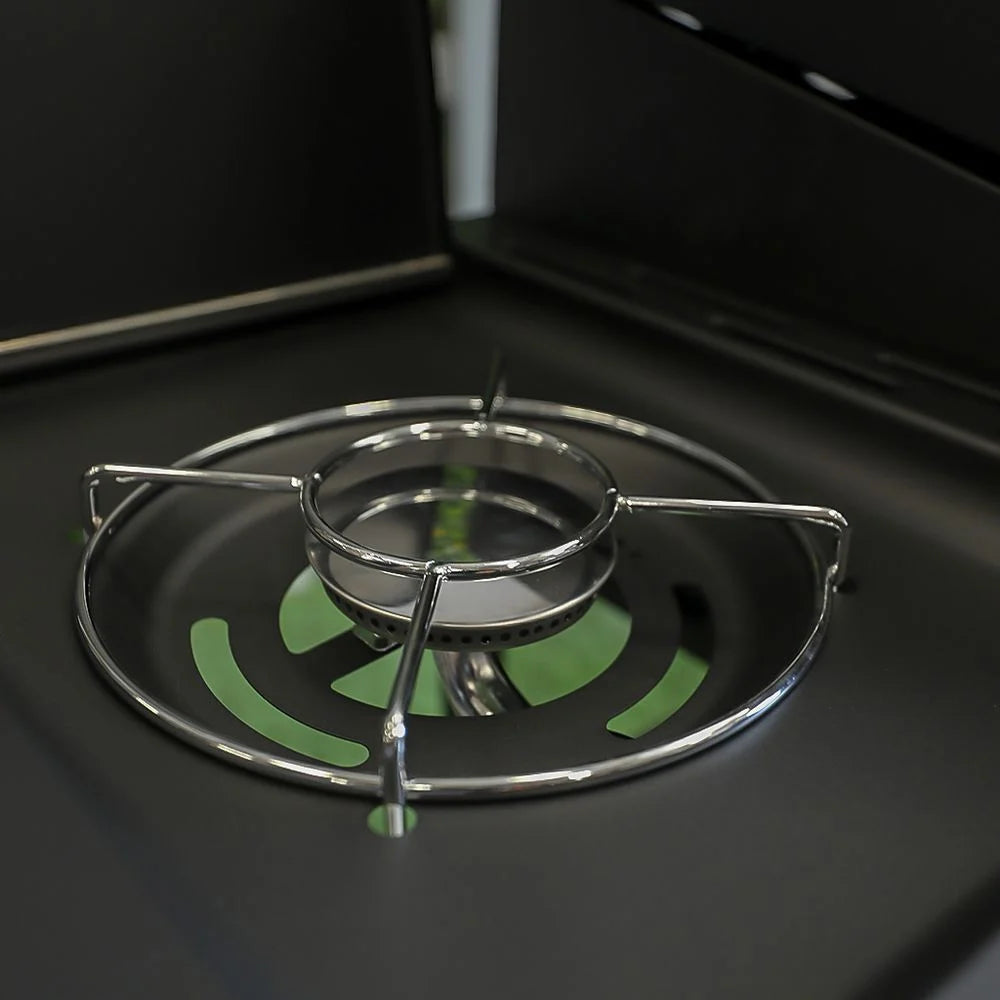 محطة الشواء المعدنية الجديدة Britz G9203A-Sb باللون الأسود