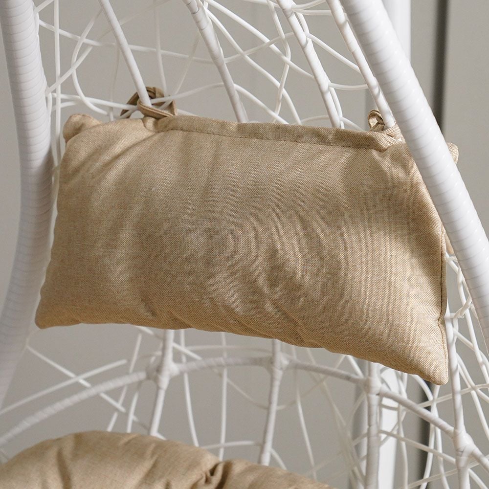 كرسي ميليسا المتأرجح - أبيض