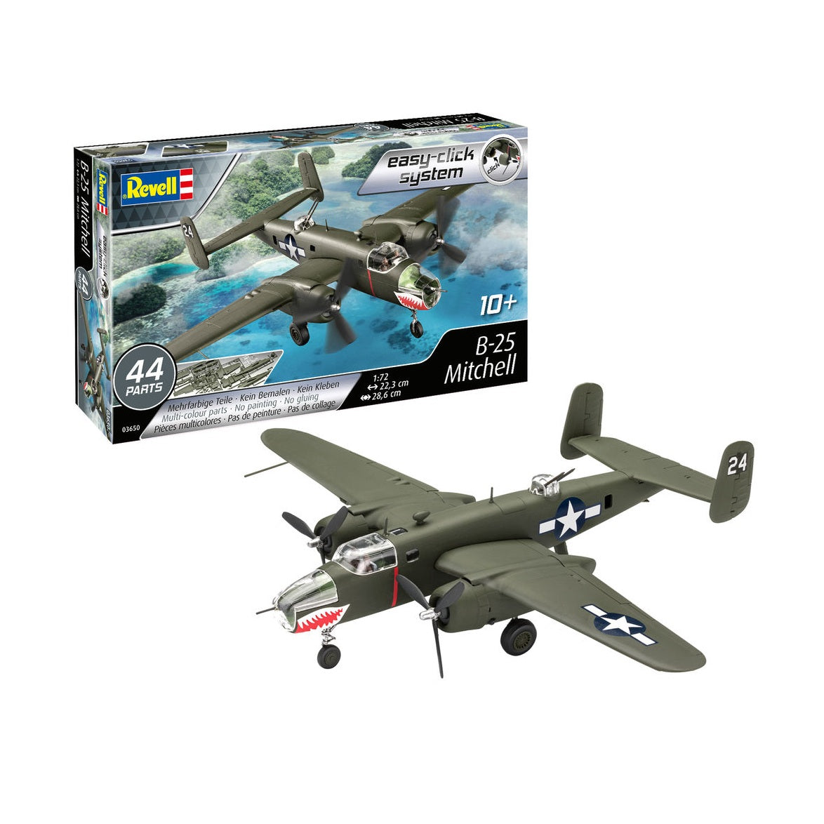 Revell 1:72 Mitchell B-25-Assembly Kit