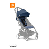 Stokke YOYO3 Black Frame & 6+ Air France Blue Bundle