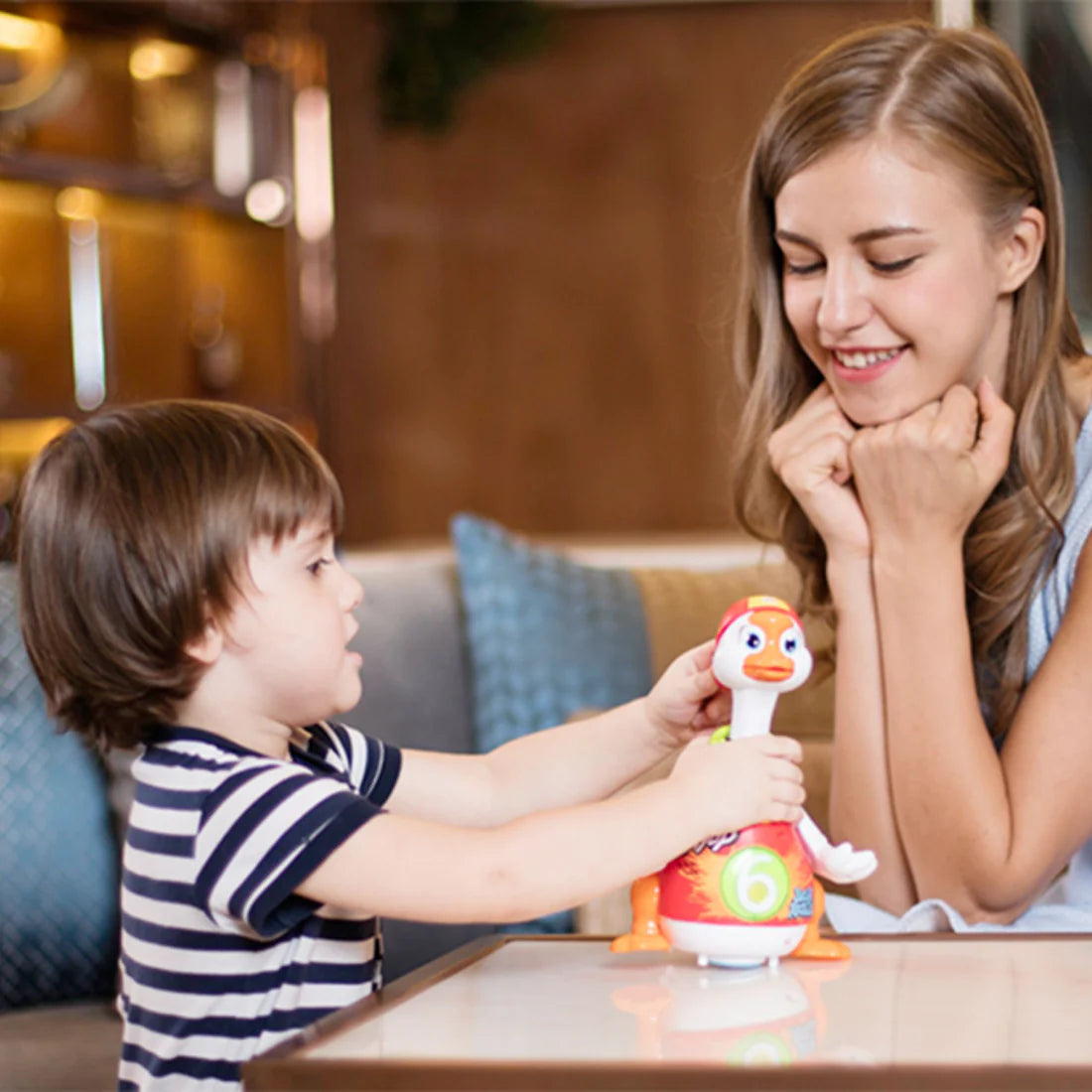 Hola - Dancing Baby Waddling Goose / Red