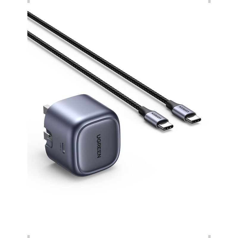 UGreen Nexode 30W PD GaN USB-C Wall Charger UK - Space Grey