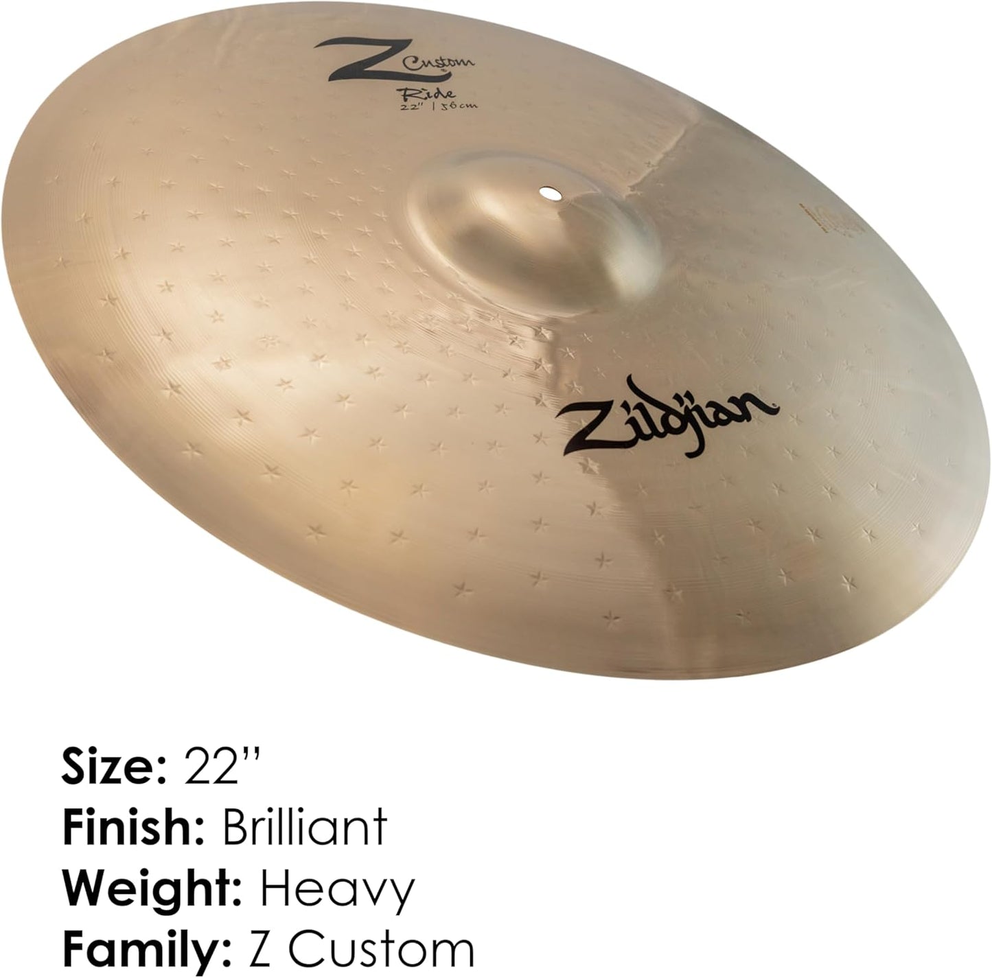 Zildjian 22" Z Custom Ride Cymbal