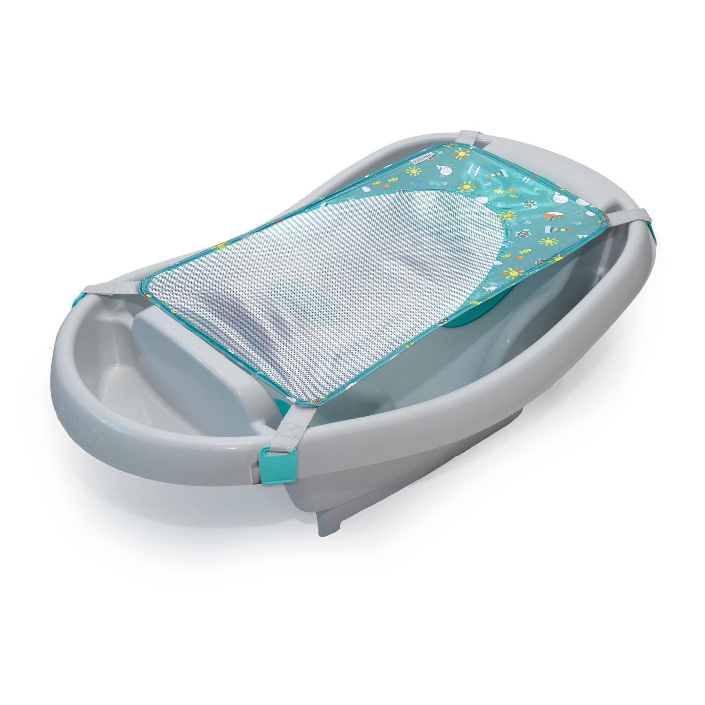 Summer Infant - Comfy Clean Deluxe Baby Bath Tub - Blue