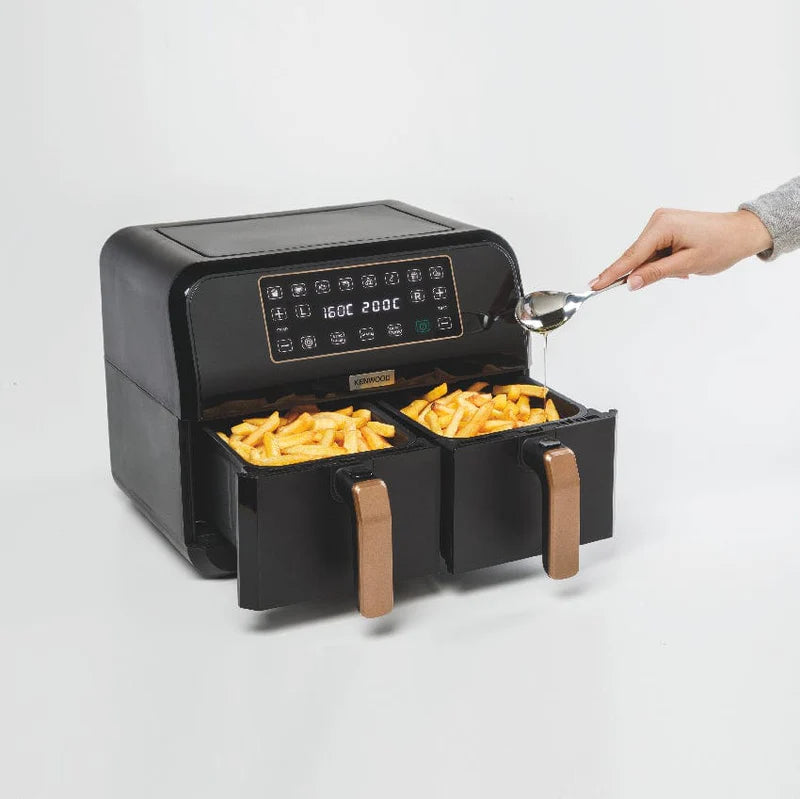 Kenwood Digital Twin Air Fryer 4L+4L HFP70.000BK