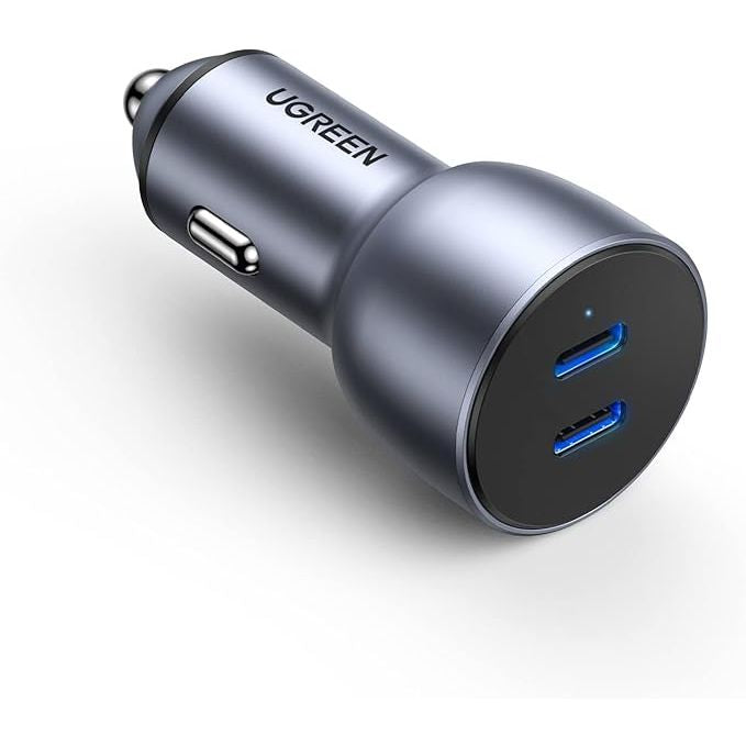 UGreen Car Charger 2-Port, 50W Fast Car Charger CD213