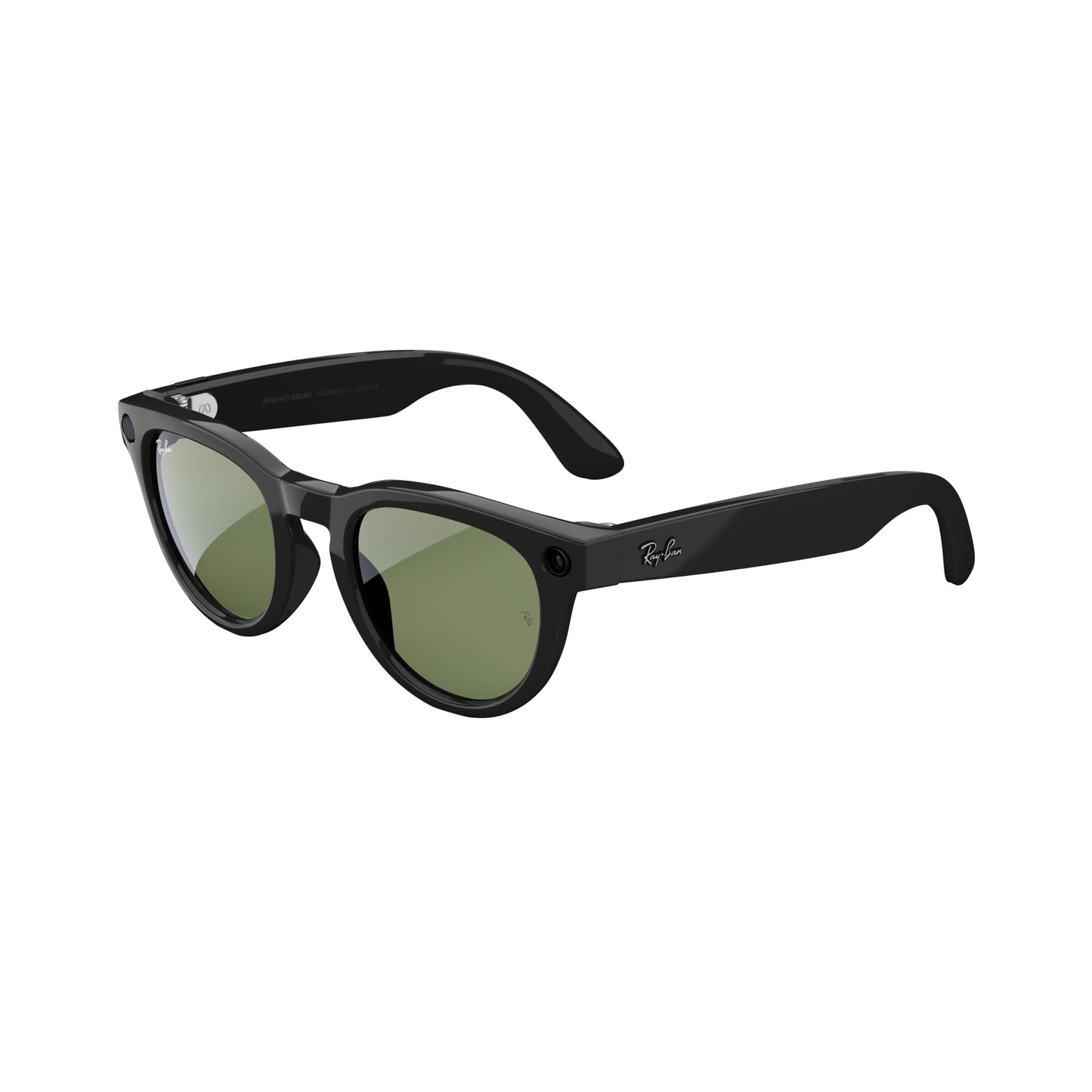 RayBan Meta Glass Headliner Shiny Black/G15 Green | RW4009F
