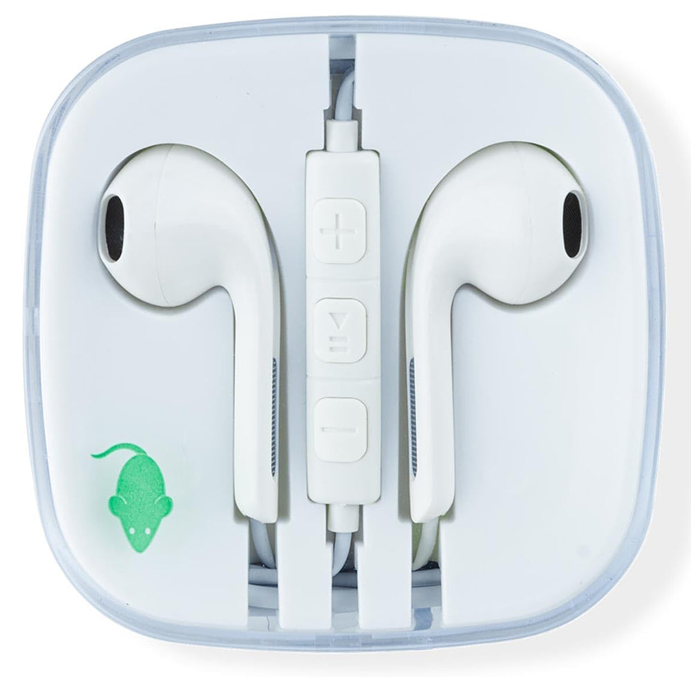 Greenmouse Lightning Headset Connection - White