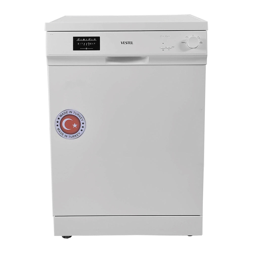 Vestel 12 Place Settings Freestanding Dishwasher, D141, White