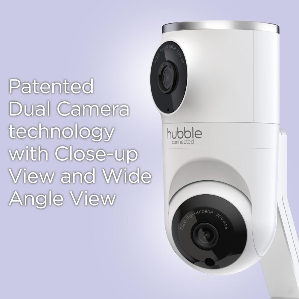 Hubble Nursery Pal Dual Vision Cam - White