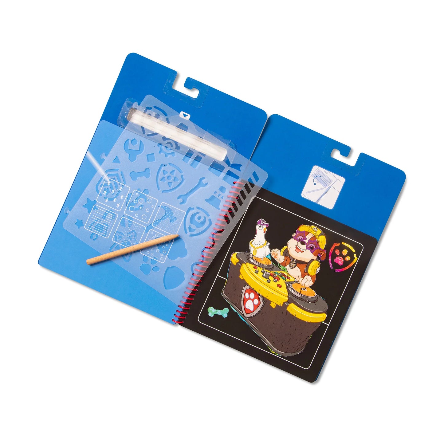 Melissa and Doug Paw Patrol Scratch Art Pad - Chase