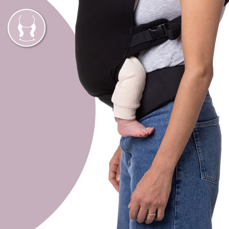 MoMi Collet Baby Carrier - Black