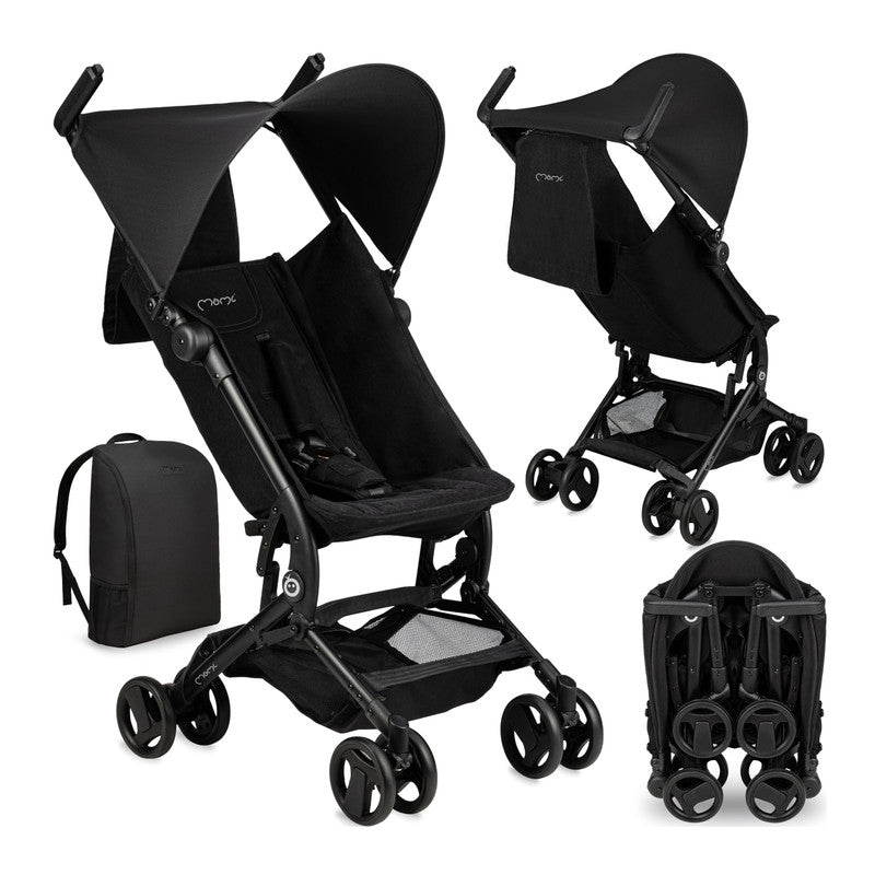 MoMi Grace Pocket Stroller - Black