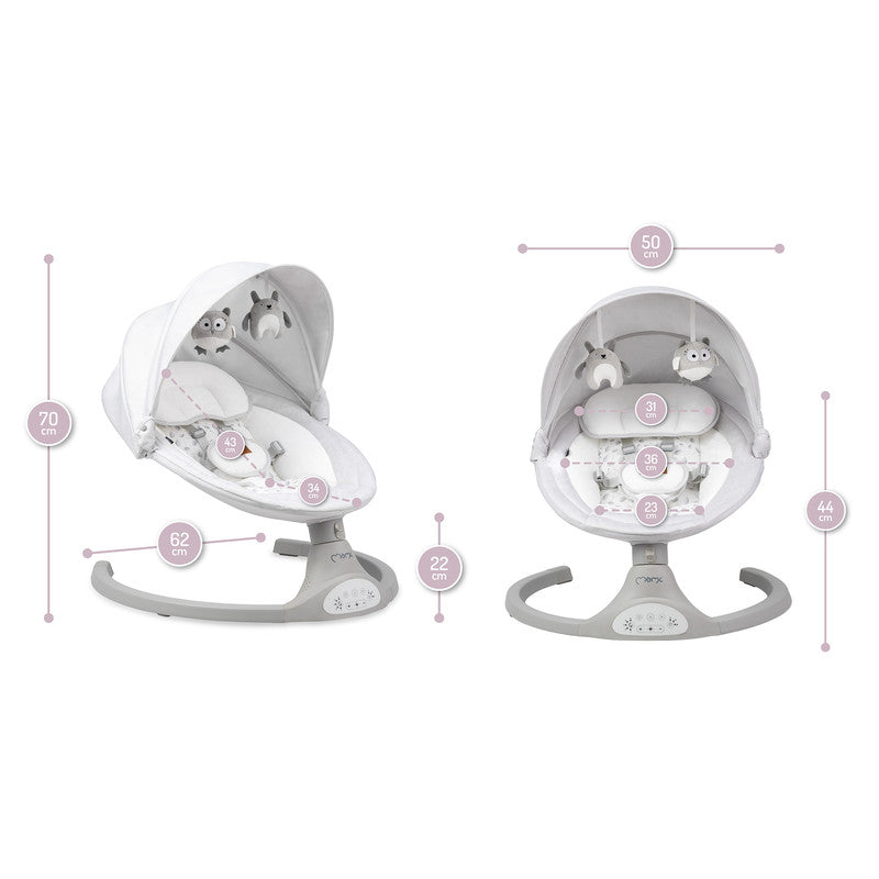 MoMi Kenani Bouncer - Light Grey