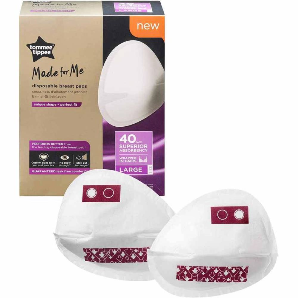 Tommee Tippee - Made For Me Disposable Breast Pads 40pcs Large Size