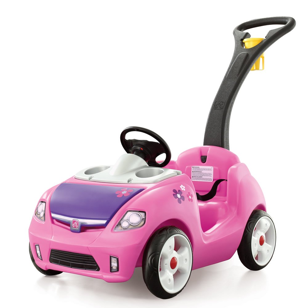 Step2 Whisper Ride II Single Seater Push Car Pink