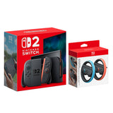 Nintendo Switch 2 Console + Switch 2 Joy-Con Wheel Pair Bundle