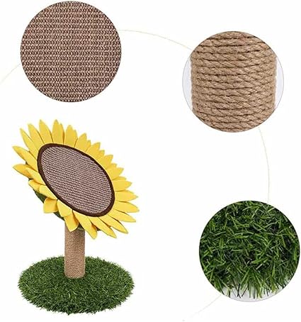 Catry Sunflower Sisal Scratching Post 30x45cm