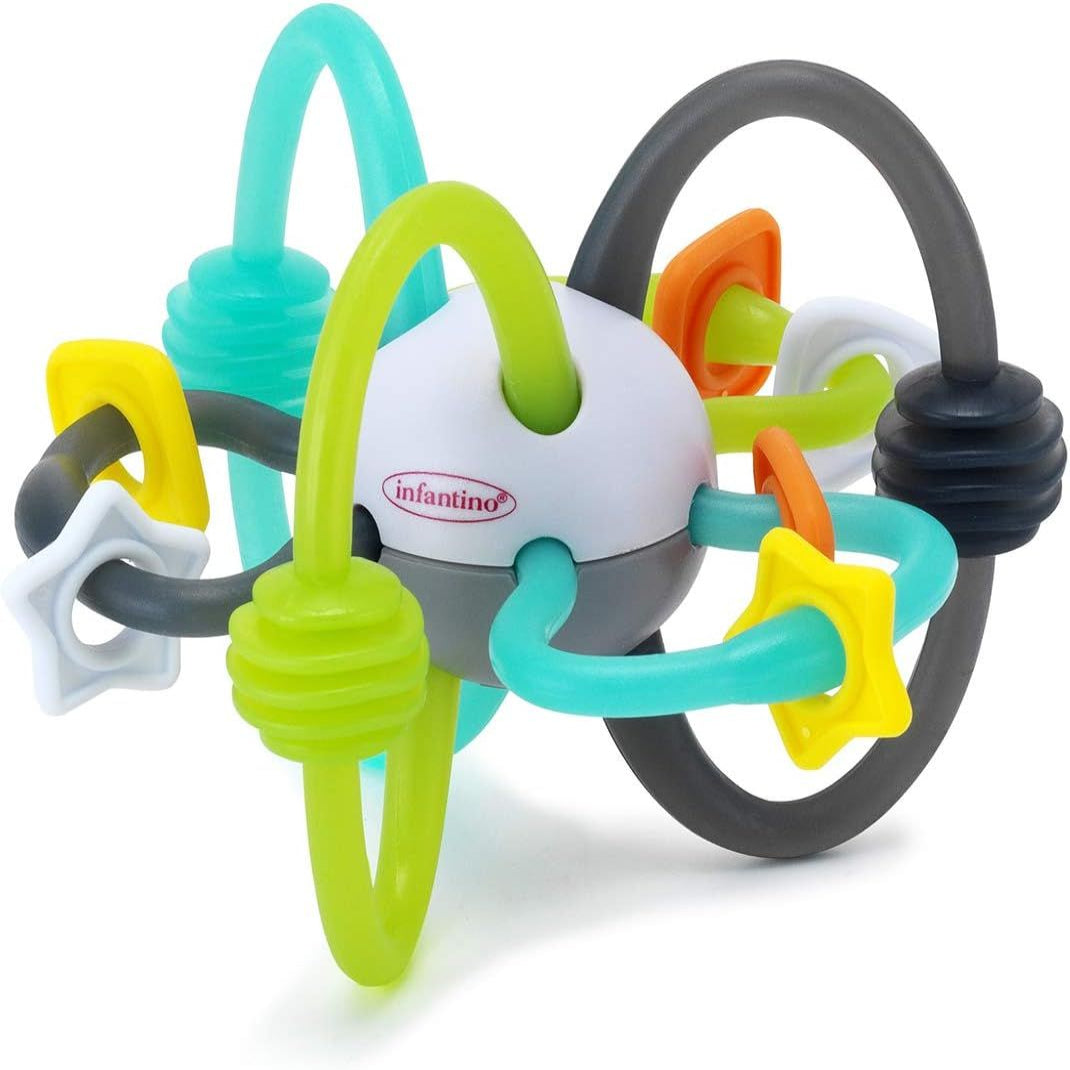 Infantino - Shake And Teethe Flexible Rattle Ball