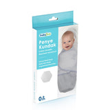 بيبي جيم - قماط قطني للأطفال من عمر 0 إلى 4 أشهر - رمادي