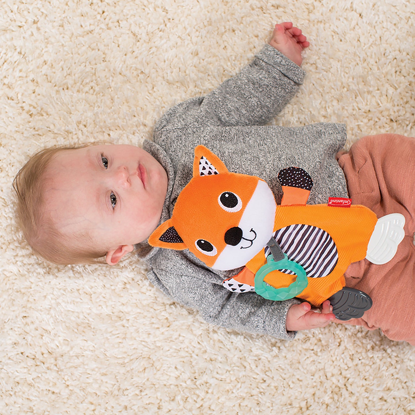 Infantino - Cuddly Teether - Fox