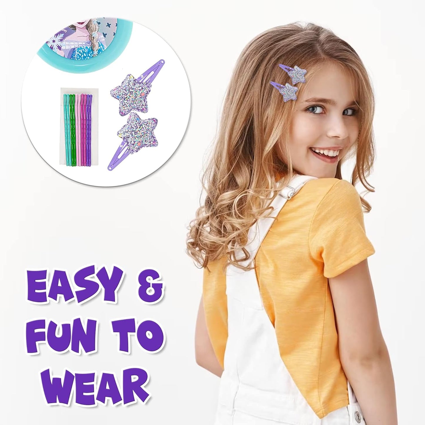 Townley Girl Disney Frozen Cosmetic Chain Bag - 22 Pieces