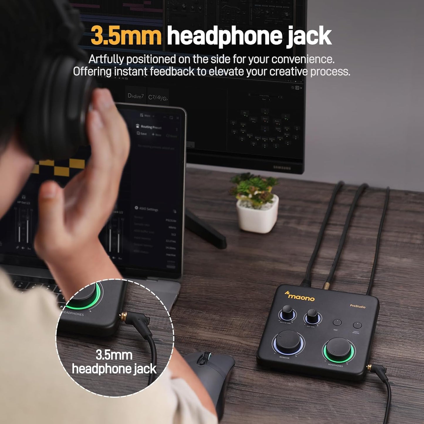 Maono PS22 Lite USB Audio Interface For PC