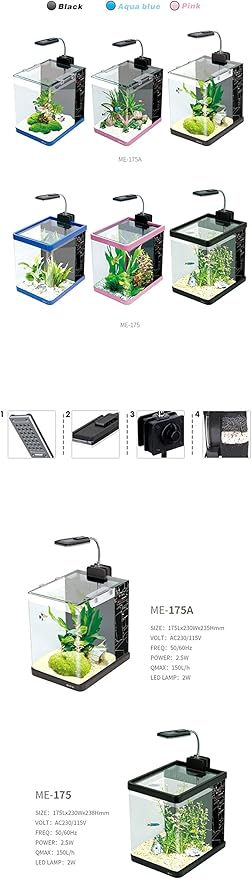 Boyu Arts LED Aquarium Dimension